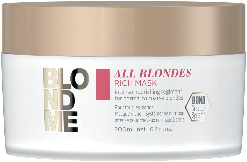 Schwarzkopf Blondme All Blondes Masque Riche Bellaffair Fr