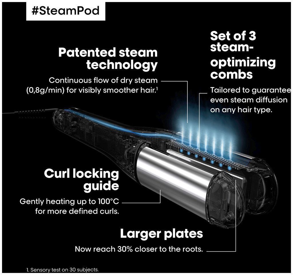 Steampod 4 in the test: Steam straightener without hair damage