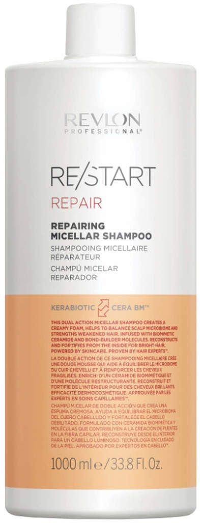 Professional Revlon Re/Start Micellar Repair Shampoo Restorative