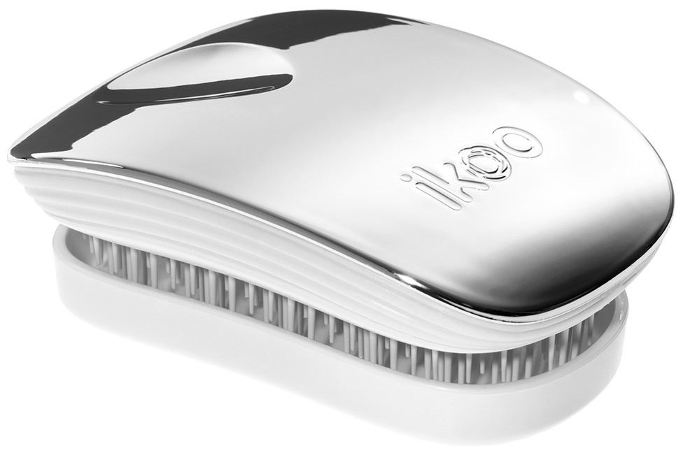 Ikoo Home - Black - Oyster Metallic Hair Brush – Makeup Lab