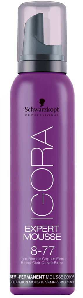  Schwarzkopf Professional Igora Expert Mousse, 8-77, Light  Blonde Copper Extra, 3.2 Ounce : Chemical Hair Dyes : Beauty & Personal Care