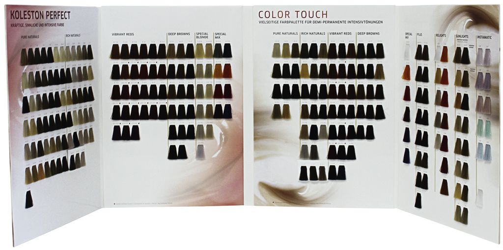 Wella Koleston Perfect Me+ und Color Touch Color Chart