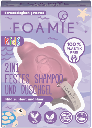 Foamie 2 en 1 Gel douche et shampooing solide Enfants