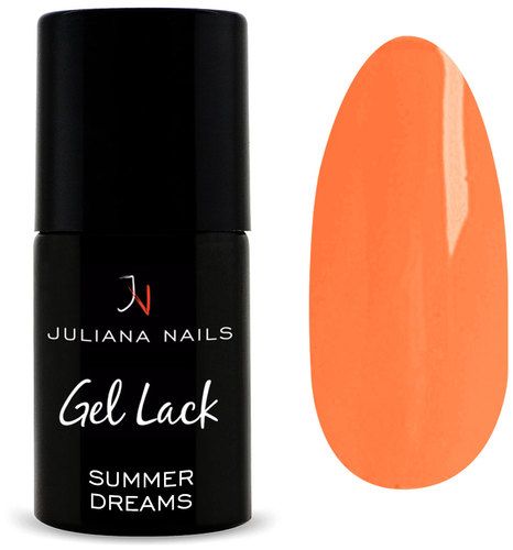 Juliana Nails smalto gel corallo & sfumature di giallo