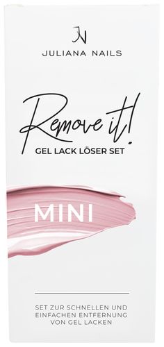 Juliana Nails Gel Lack Mini set pour retirer le vernis gel