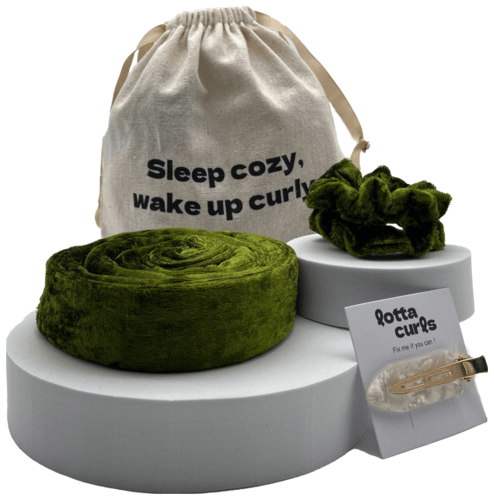 Lotta Curls Curl Band Set Noble Olive