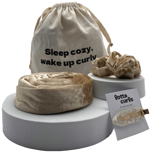 Lotta Curls Ruban de Curling Sans Chaleur Shiny Beige