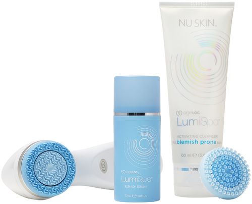 Nu Skin ageLOC LumiSpa iO Vollständige Routine für zu Unreinheiten neigende Haut