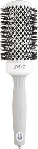 Olivia Garden Expert Blowout Shine Rundbürste Weiß & Grau