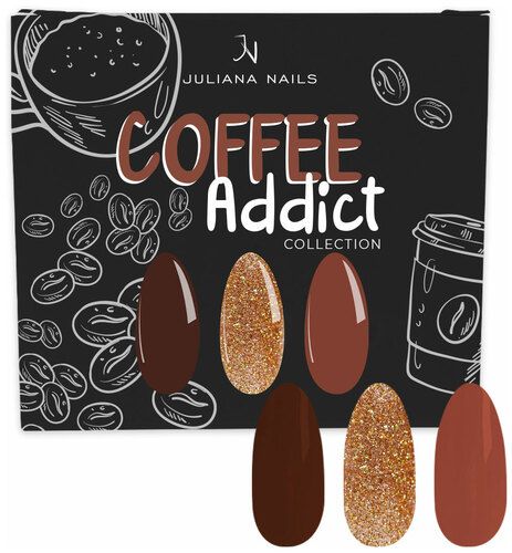 Juliana Nails Gel Lack Collection Coffee Addict 