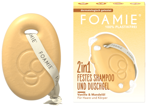 Foamie 2in1 Shampoo and Shower Bar Vanilla Almond Milk