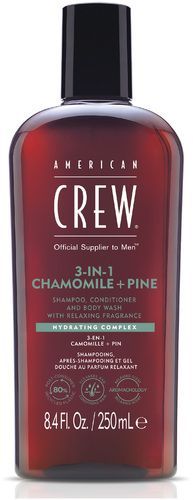 American Crew 3in1 Chamomile & Pine Shampoo, Conditioner & Body Wash