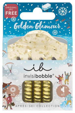 invisibobble Apres Ski Golden Glamour