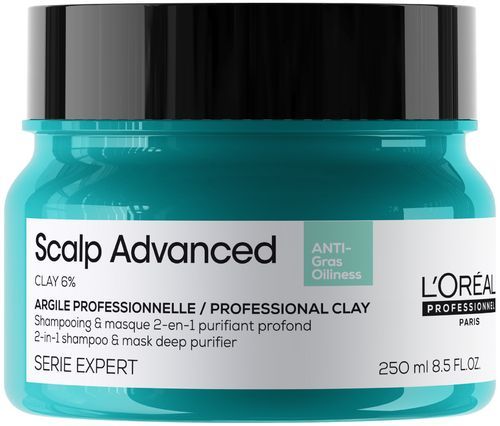 L'Oréal Scalp Advanced Argile professionnelle Shampooing & masque 2-en-1 purifiant profond