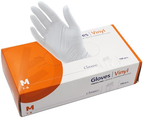 Comair Gants en vinyle non poudrés