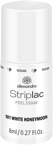Alessandro Striplac Peel Or Soak Nagellack - 101 White Honeymoon