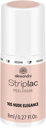 Alessandro Striplac Peel Or Soak Nagellack - 105 Nude Elegance