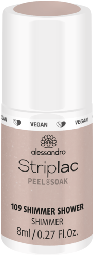 Alessandro Striplac Peel Or Soak Nagellack - 109 Shimmer Shower