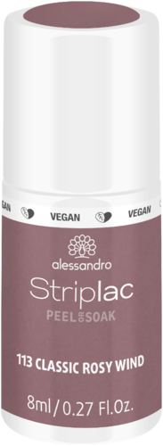 Alessandro Striplac Peel Or Soak Nagellack - 113 Classic Rosy Wind