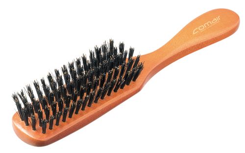Brosse plate Palisander avec poils de sanglier, 5 rangées