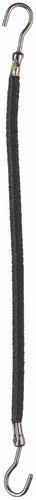 Comair Attache pour cheveux lisses en caoutchouc 10cm 12pc - Noir