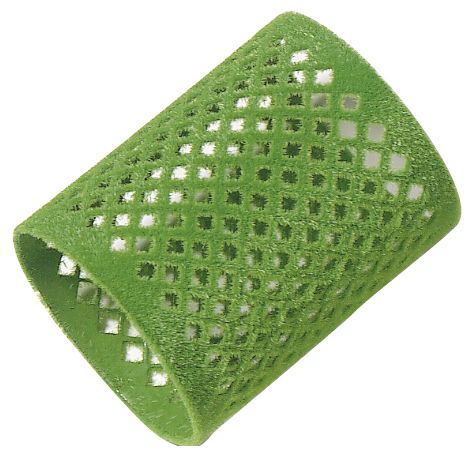 Comair Bigoudis métalliques floqués longs 12 pc - 50 mm