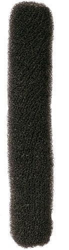 Comair Bun Roll brown round long 4x22cm - black