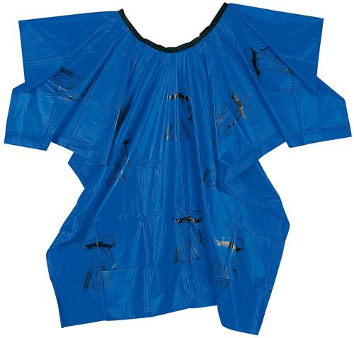 Comair Cape de coiffure Motif outils - Bleu