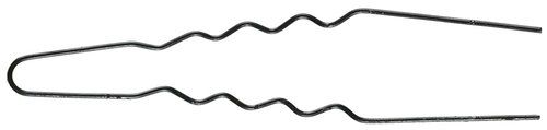 Comair Forcine sottili per capelli ricci, colore nero, 50 Pz - 75 mm