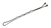 Comair Haarklemmen Pretty Fashion gewellt 59mm 24er Karte braun