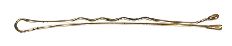 Comair Hair Clips Pretty Fashion wavy 48mm 24 piece card - gold
