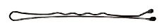 Comair Hair Clips Pretty Fashion wavy 48mm 500 pieces