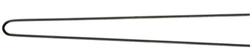 Comair Postiche needles smooth black 500 pieces - 65 mm