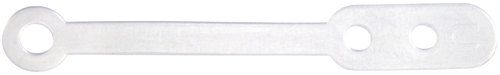 Comair Replacement Bands Silicone flat 50 piece bag - short