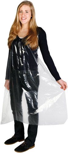 Comair Single Use Dyeing Apron transparent Smooth 25 pieces