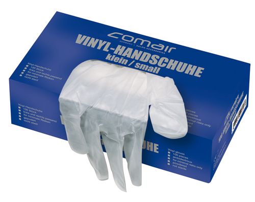 Comair Vinyl Handschuhe gepudert 100er Box