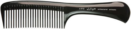 Hercules Sägemann Wolf 37 Handle Comb A 612 - black