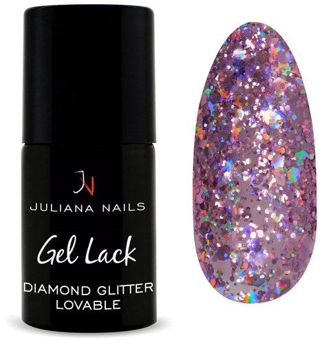 Juliana Nails Gel Lack Glitter & Co - Diamond Glitter Lovably