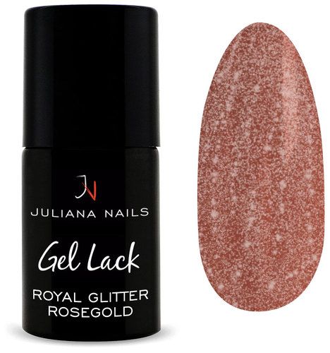 Juliana Nails Gel Lack Glitter & Co - Royal Glitter Rosegold