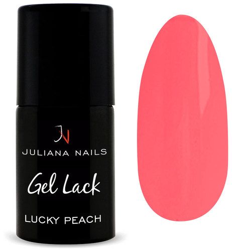 Juliana Nails Gel Lack Koralle & Gelbtöne - Lucky Peach