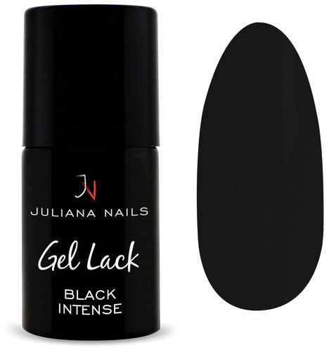 Juliana Nails Gel Lack Schwarz & Grautöne - Black Intense
