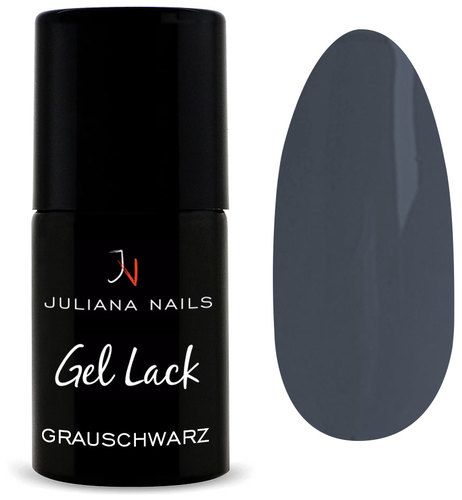 Juliana Nails Gel Lack Schwarz & Grautöne - Grauschwarz