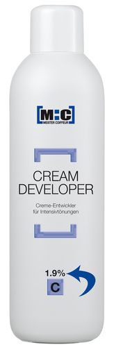 MC Cream Developer 1.9 C for Intensive Demi-Permanent Hair Colours - 1000 ml