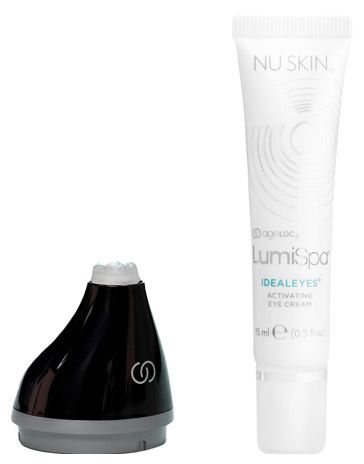 Nu Skin ageLOC LumiSpa Accent & IdealEyes – Aufhellende Augencreme und Aufsatz für die Midnight Edition