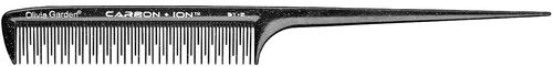 Olivia Garden ST-2 Carbon + Ion Peigne à queue 22,5 cm