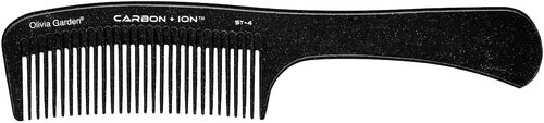 Olivia Garden ST-4 Carbon + Ion Peigne à manche 23 cm