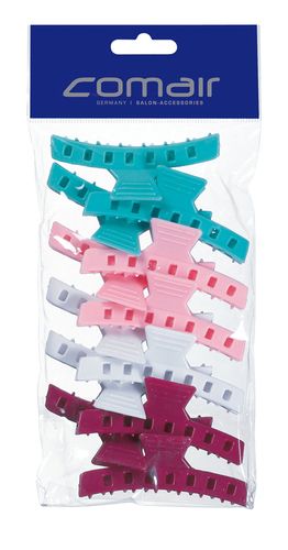 Pinces en plastique colorées