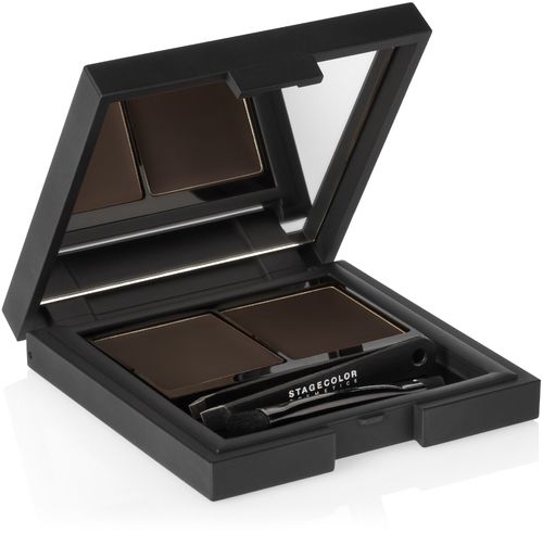 Stagecolor Brow Kit - Powder & Wax Dark Brown - 138