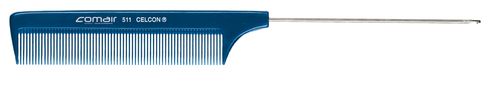 Teaser Comb with highlighting hook 511 Blue Profi-Line