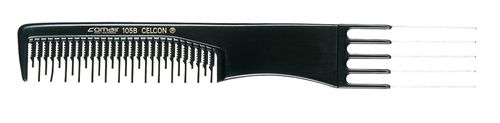 Teasing and Fork Comb 105 Black Profi-Line